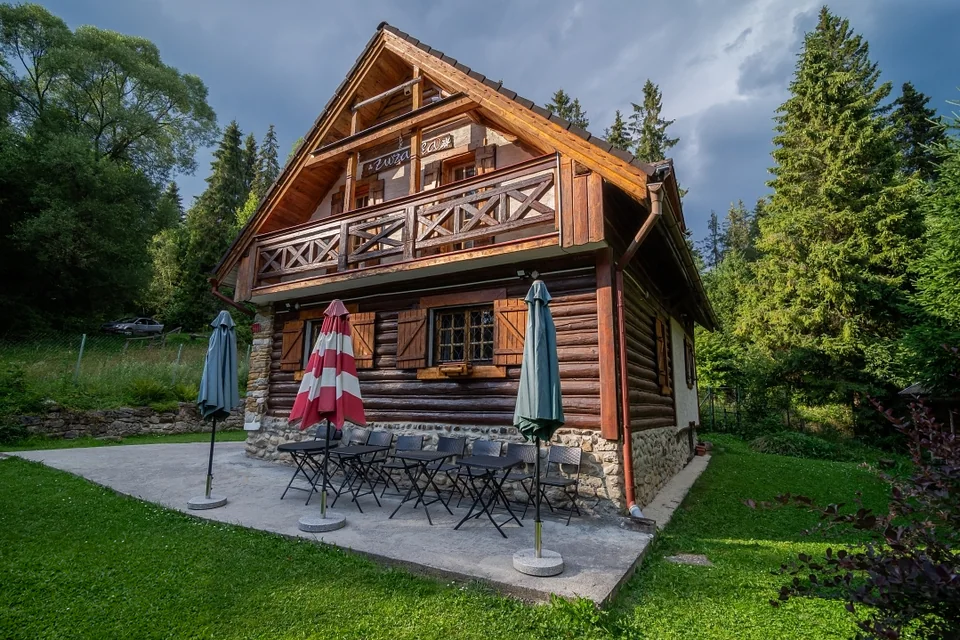 Front of the chalet – Chata Zuzanka